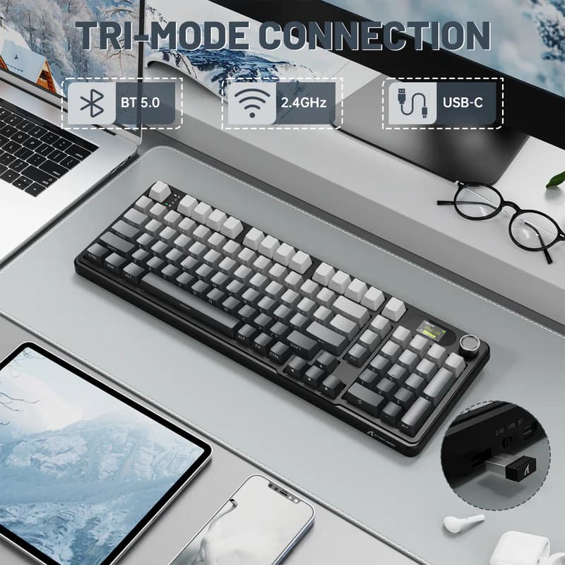 ATTACK SHARK X98PRO Wireless Gradient Black 4