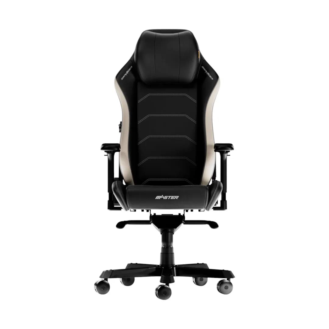 DXRacer Master Black & White Microfibre Leather 1