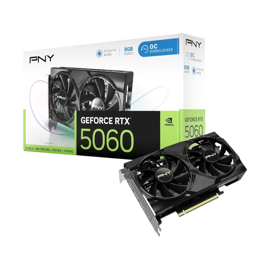 PNY RTX 5060 8 GB OC Dual Fan 1