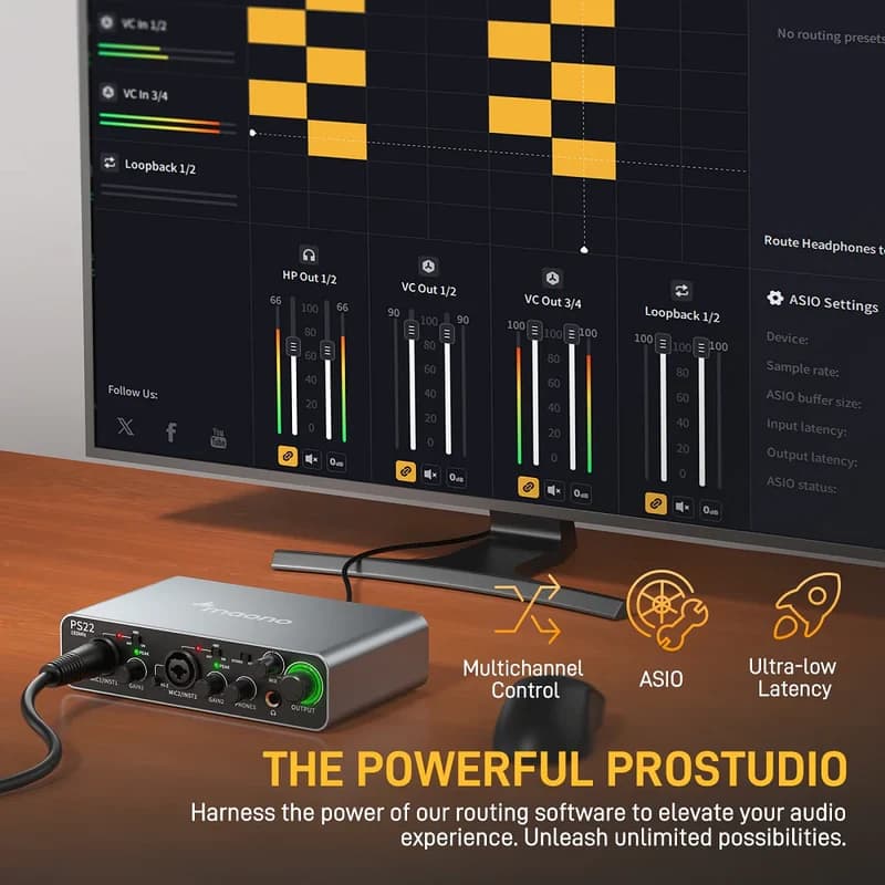 Maono PS22 Audio Interface 4