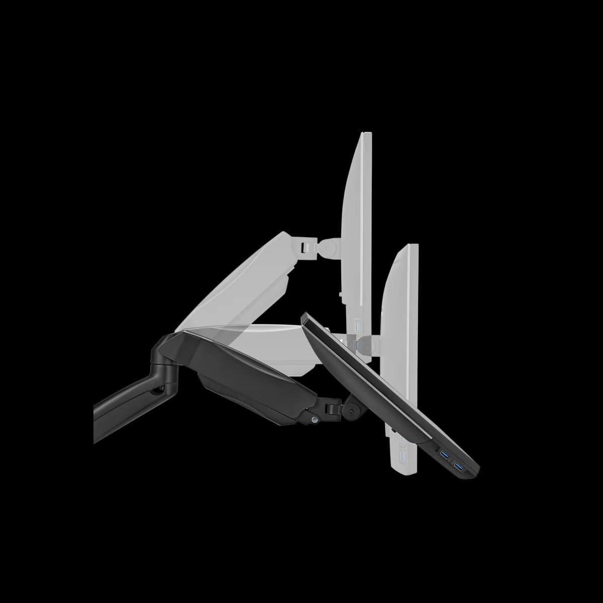 GAMEON GO-5015 Economy Spring-Assisted Wall Mounted 3