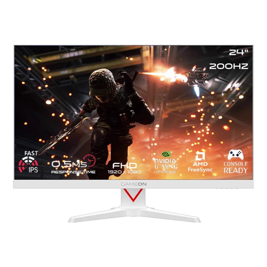 GameOn 24In FHD Ips 200Hz 0.5MS GOAM24FHD200IPS 1
