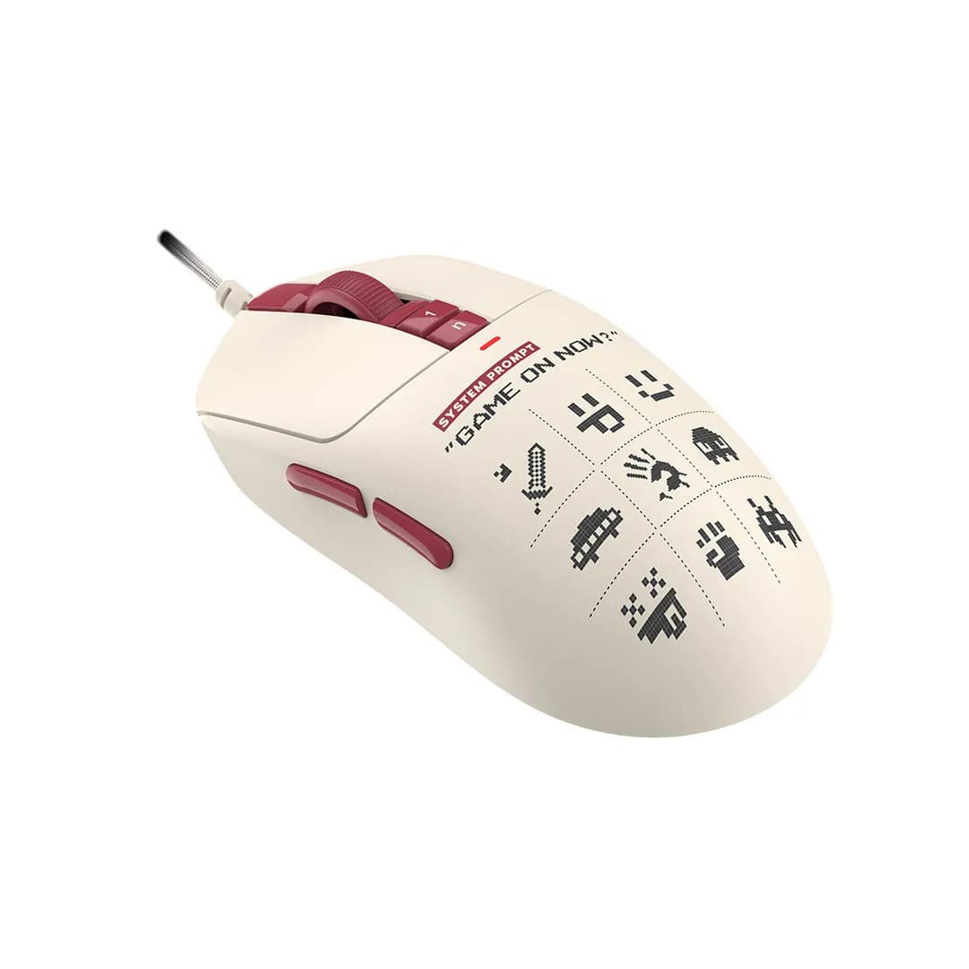 Bloody W72 Ultra Lightweight Wired Pixels Red 2