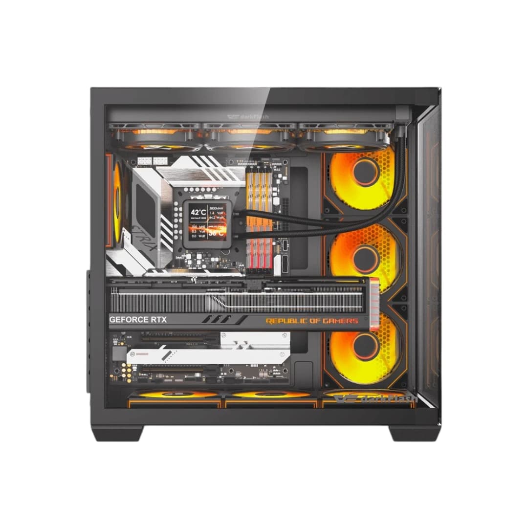 Darkflash C280 E-ATX PC Case Black 2