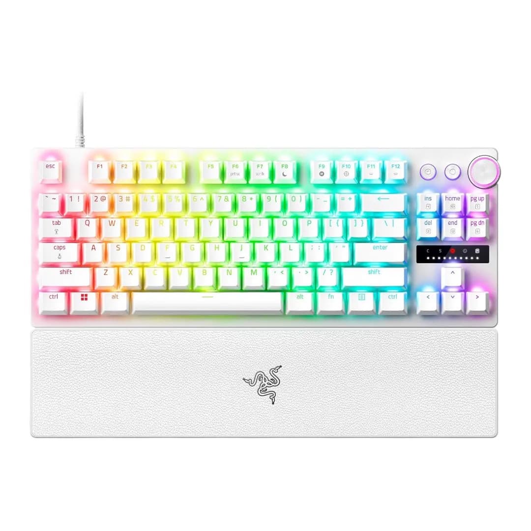Razer Huntsman V3 Pro Tenkeyless Wired White 1