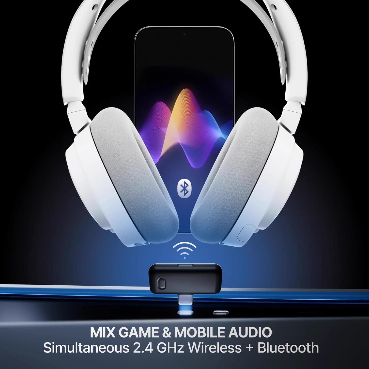 SteelSeries Arctis Nova 7P Wireless Gen 2 White 4