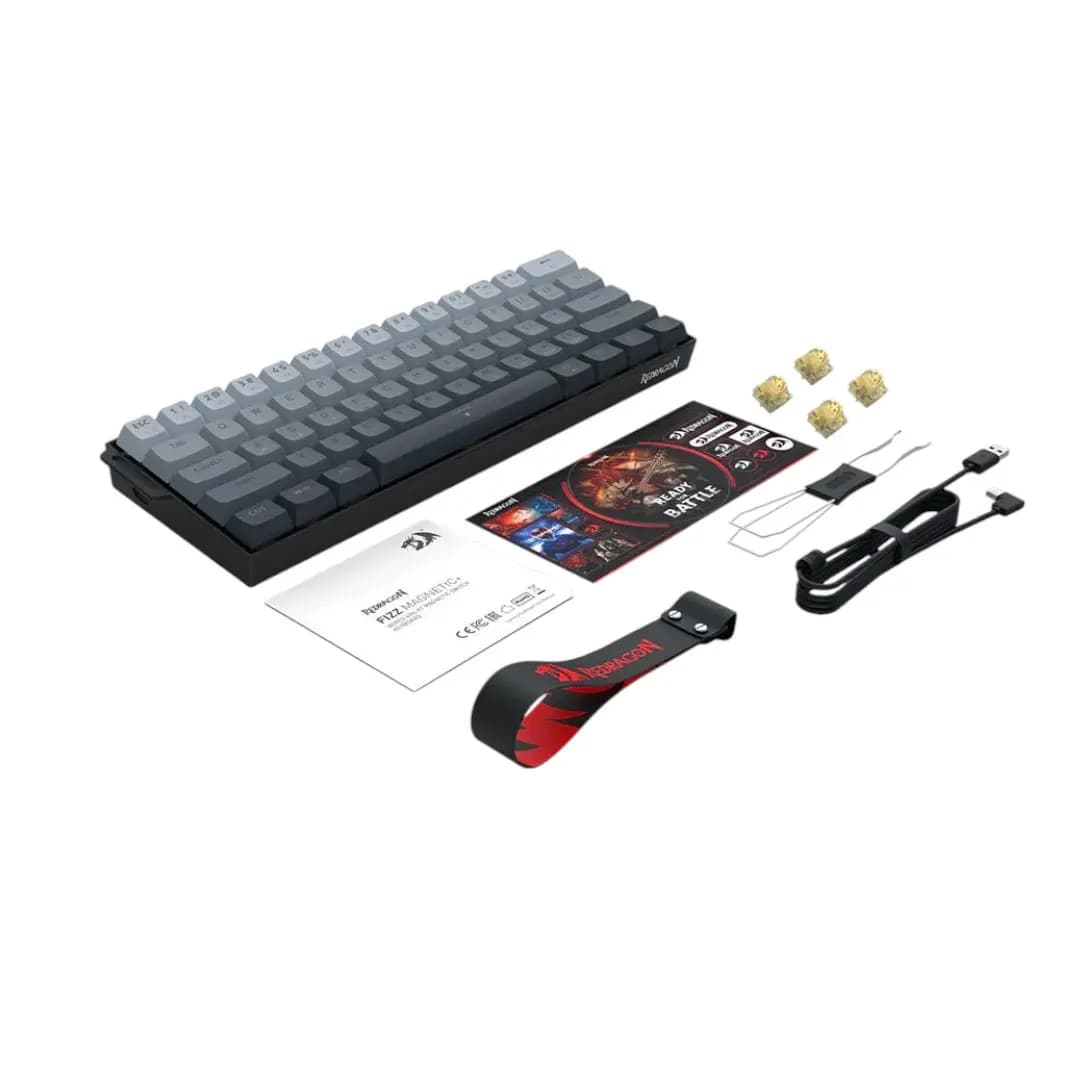 Redragon K617GGB-RGB-MP Fizz Grey 3