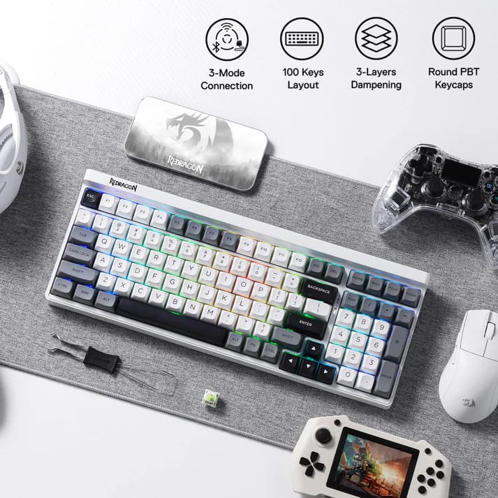 Redragon Garen K656WGB PRO 3-Mode 3