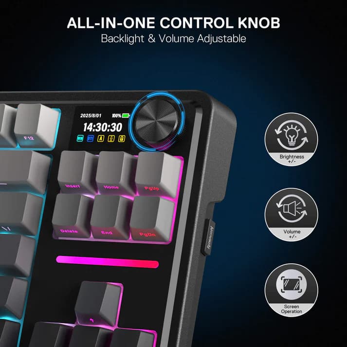 Redragon ANTONIUM LCD K743SP PRO Wireless 5