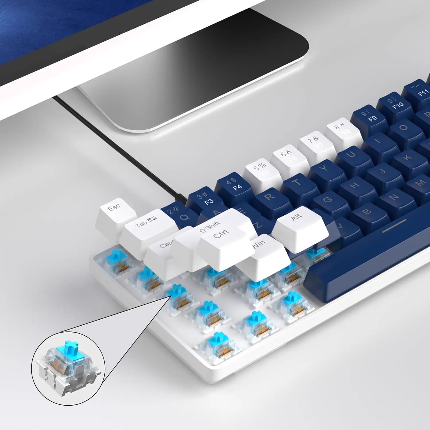 Magegee MK-Box White Blue Wired 4