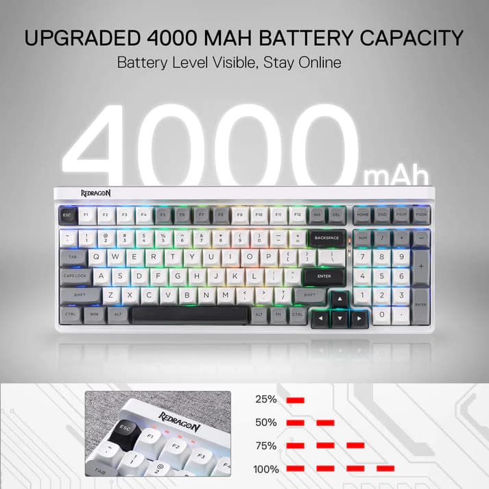 Redragon Garen K656WGB PRO 3-Mode 4