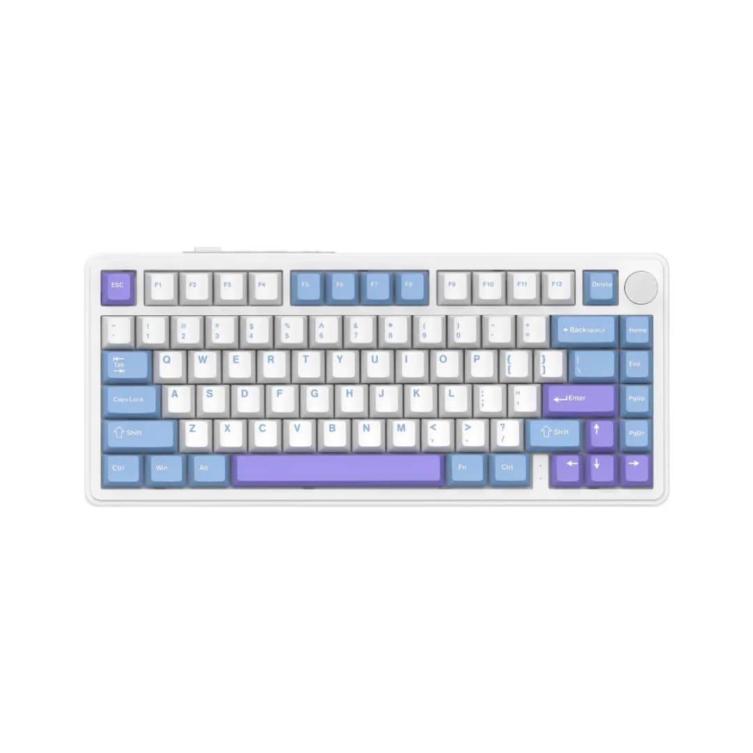 ATTACK SHARK X85 Wireless White Purple 1
