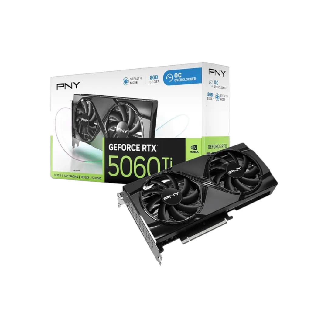 PNY RTX 5060 Ti 8GB OC Overclocked Dual Fan 1