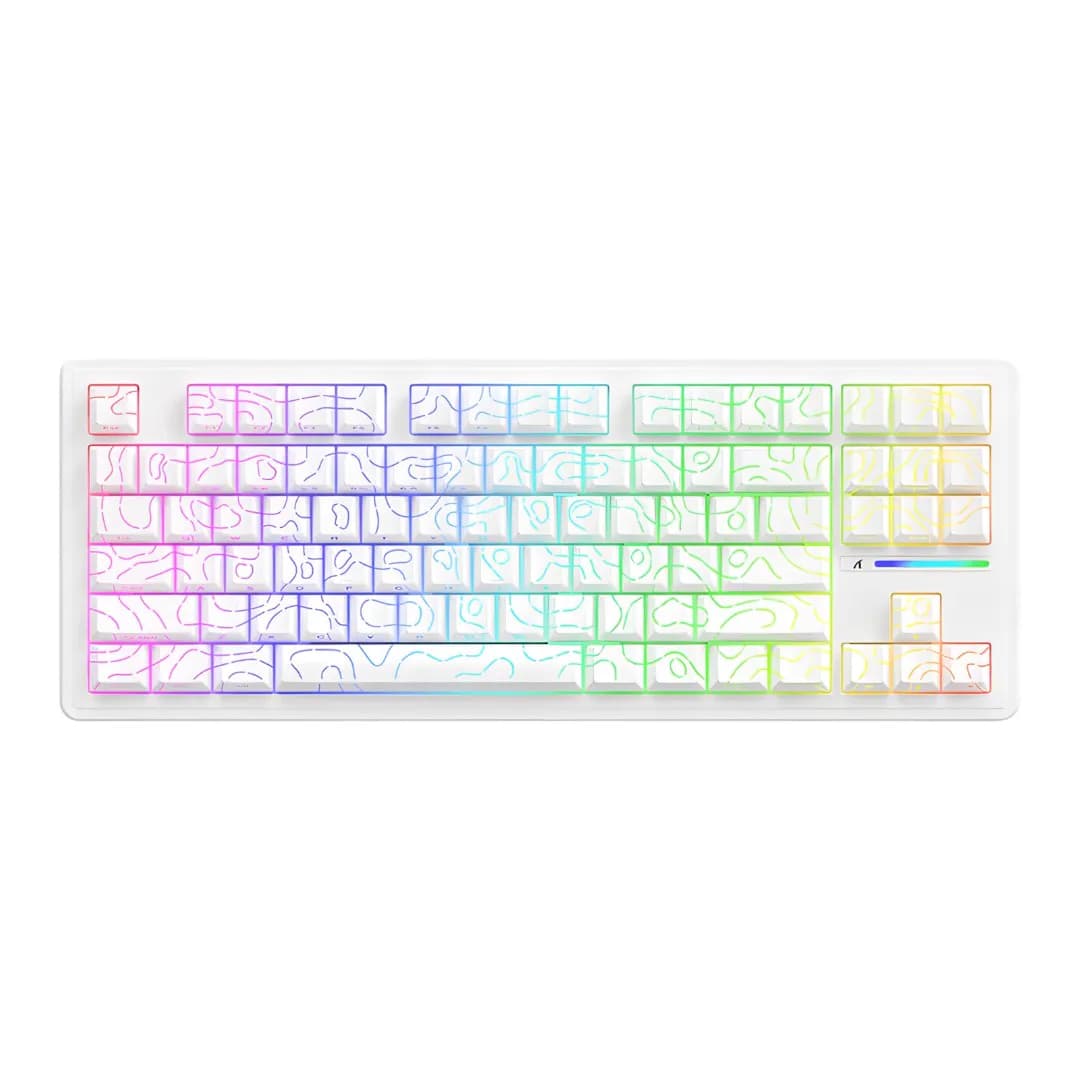 ATTACK SHARK M87PRO V2 Wireless Contorno Bianco 1