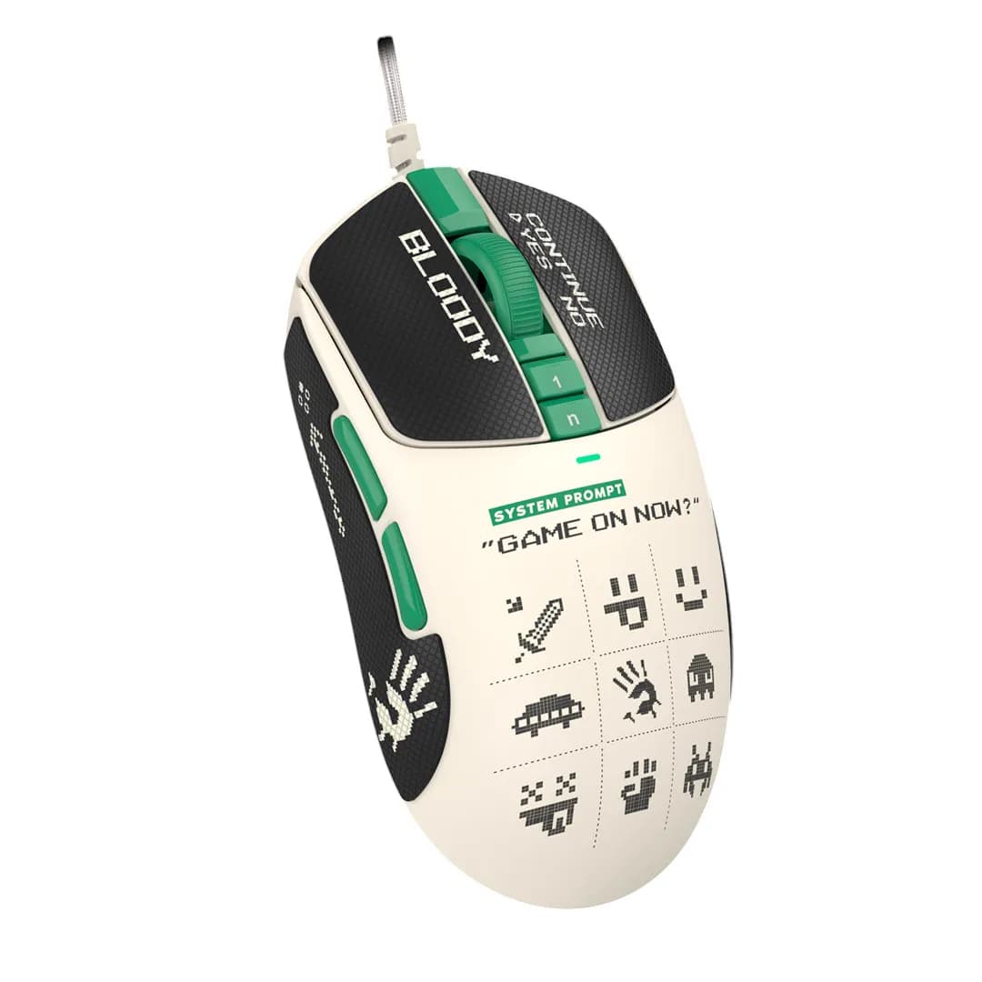 Bloody W72 Ultra Lightweight Wired Pixels Green 3