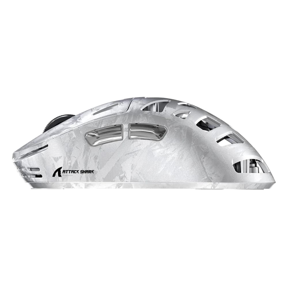 Attack Shark RS6 ULTRA Carbon Fiber Wireless Silver 2
