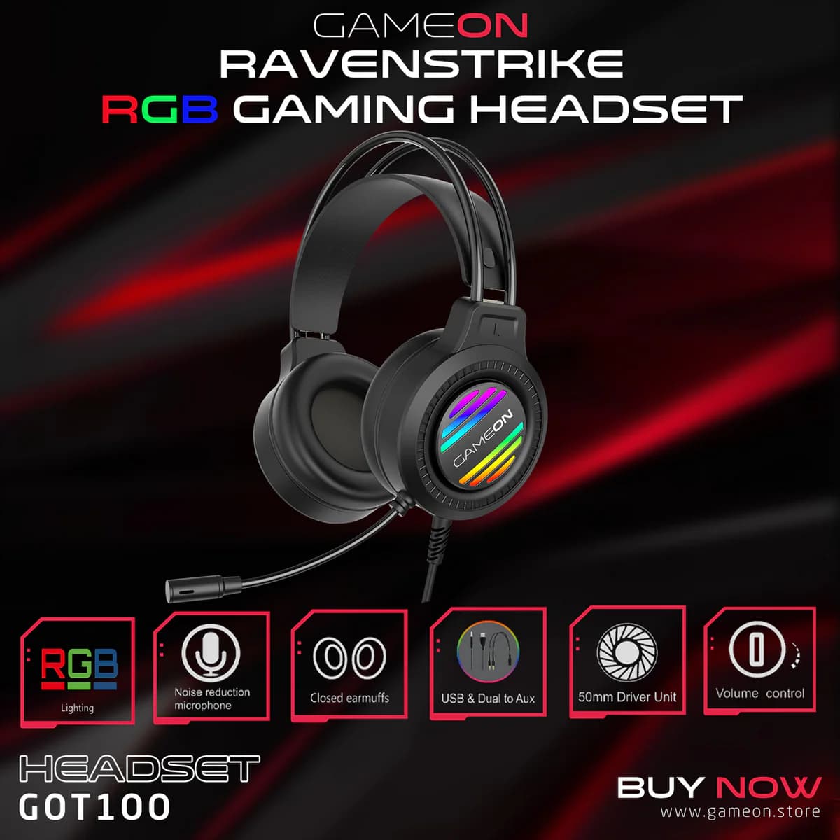 GameOn GOT100 Ravenstrike RGB 3