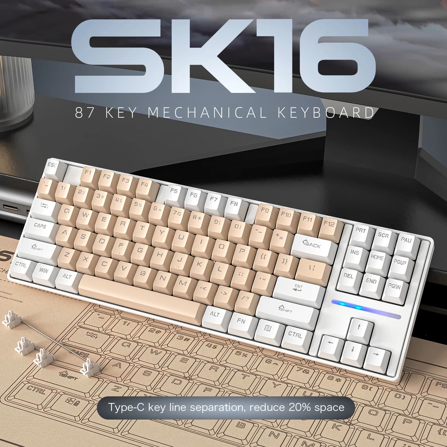 Smailwolf SK16 Mechanical Tea Wite 2