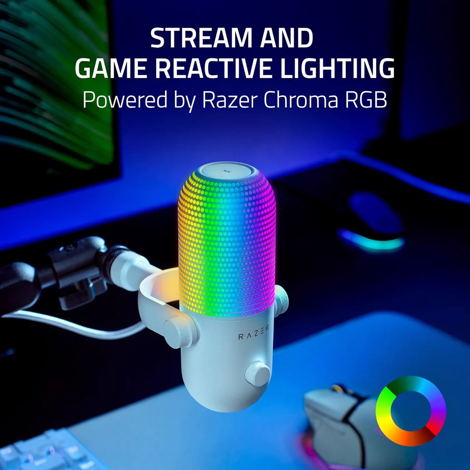Razer Seiren V3 Chroma White 2