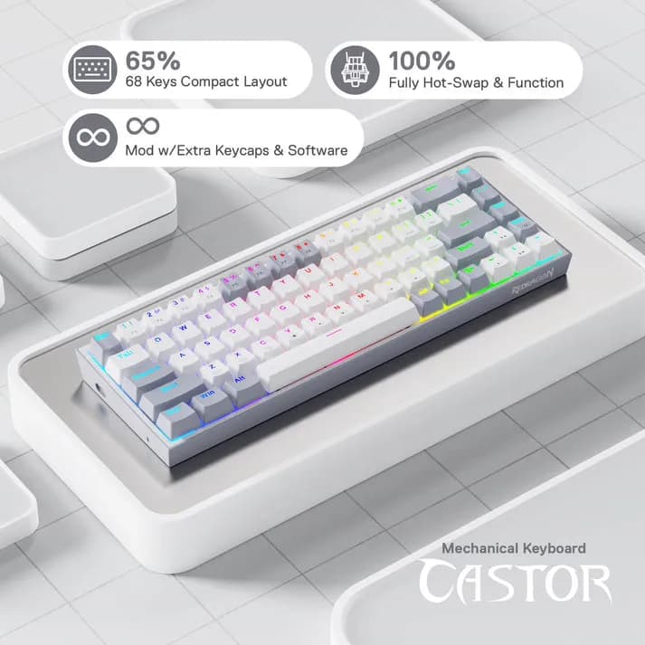 Redragon CASTOR K631 Grey 2