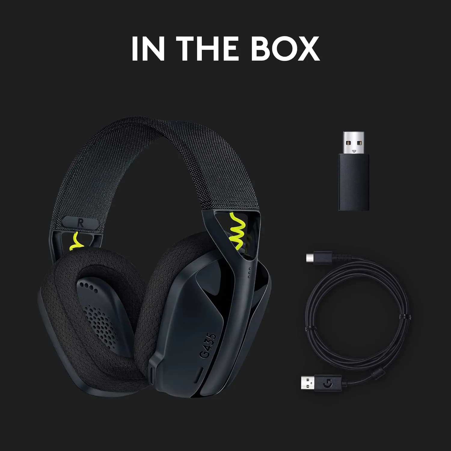 Logitech G435 LIGHTSPEED Wireless Black 4