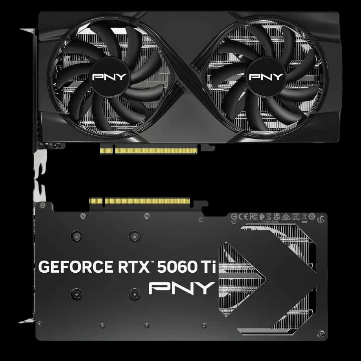 PNY RTX 5060 Ti 8GB OC Overclocked Dual Fan 2