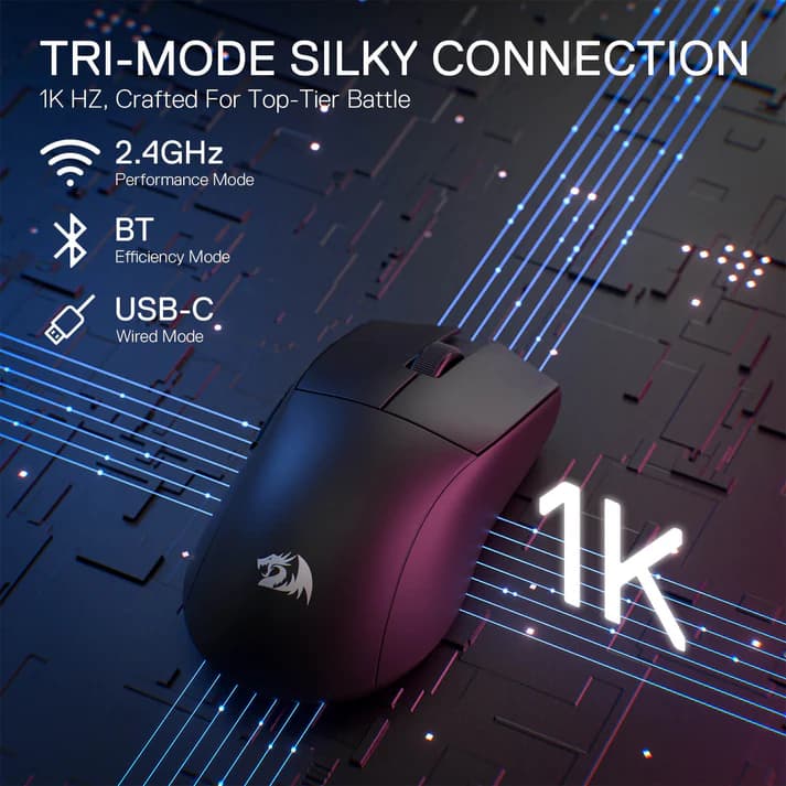Redragon M916 K1NG LIT 1K Hz 2