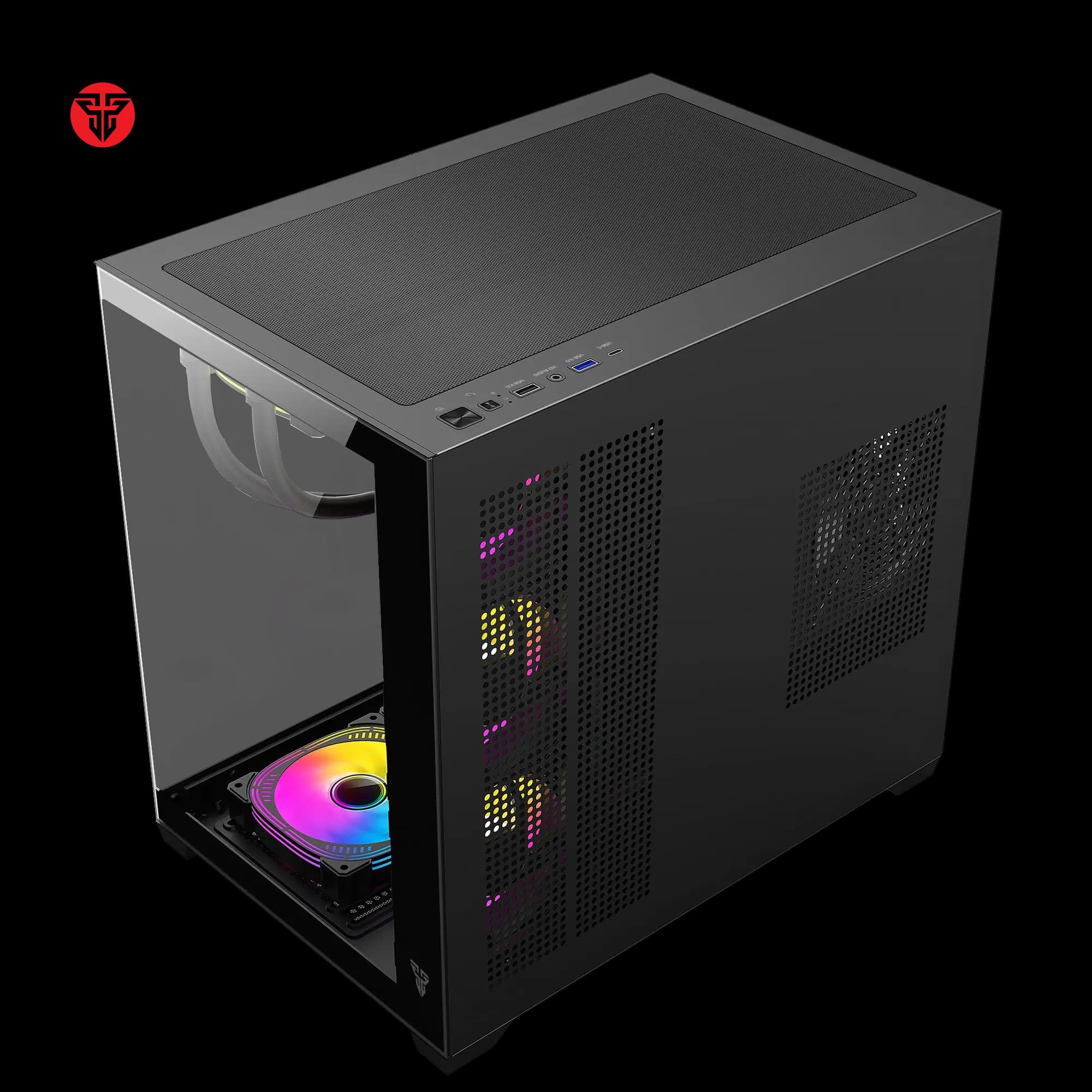 Fantech CG85 Lumina Mid Tower Black 4