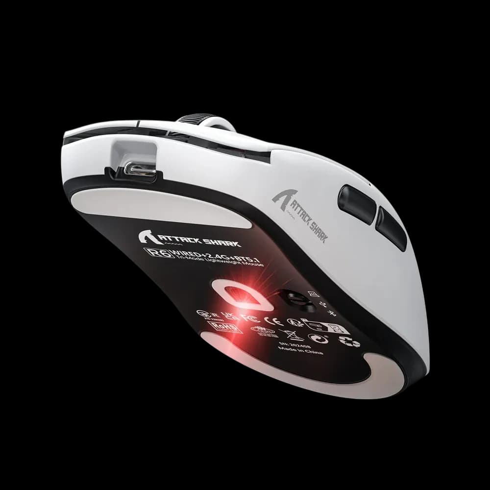 Attack Shark R6 Wireless 8K PAW3950MAX (White) 3