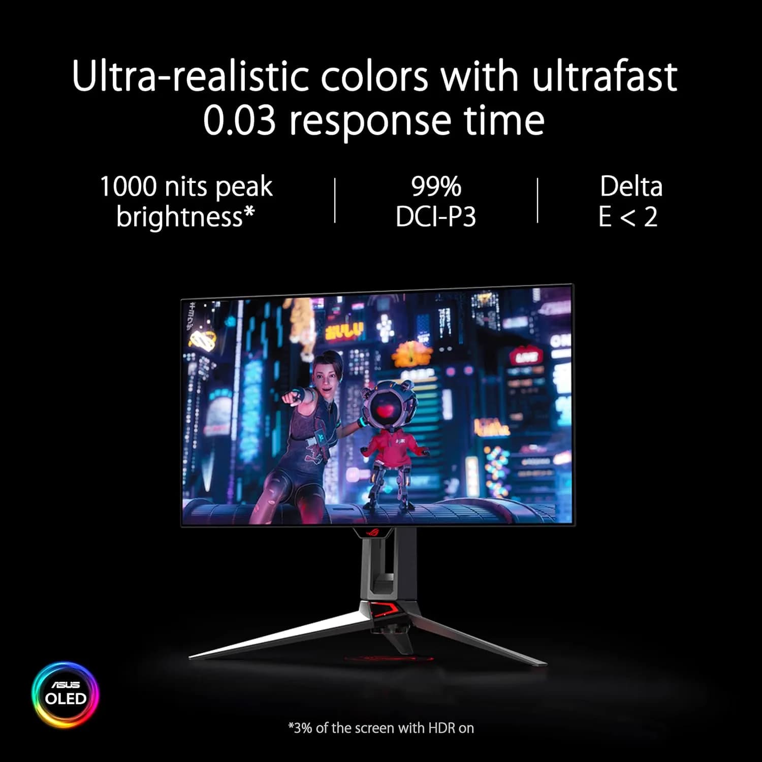 ASUS ROG Swift PG27AQDM 27 2K 240Hz OLED   4
