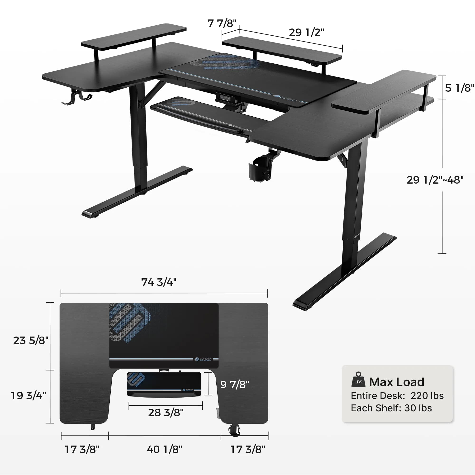 Eureka Electrically adjustable ERK-U71-B-US 7