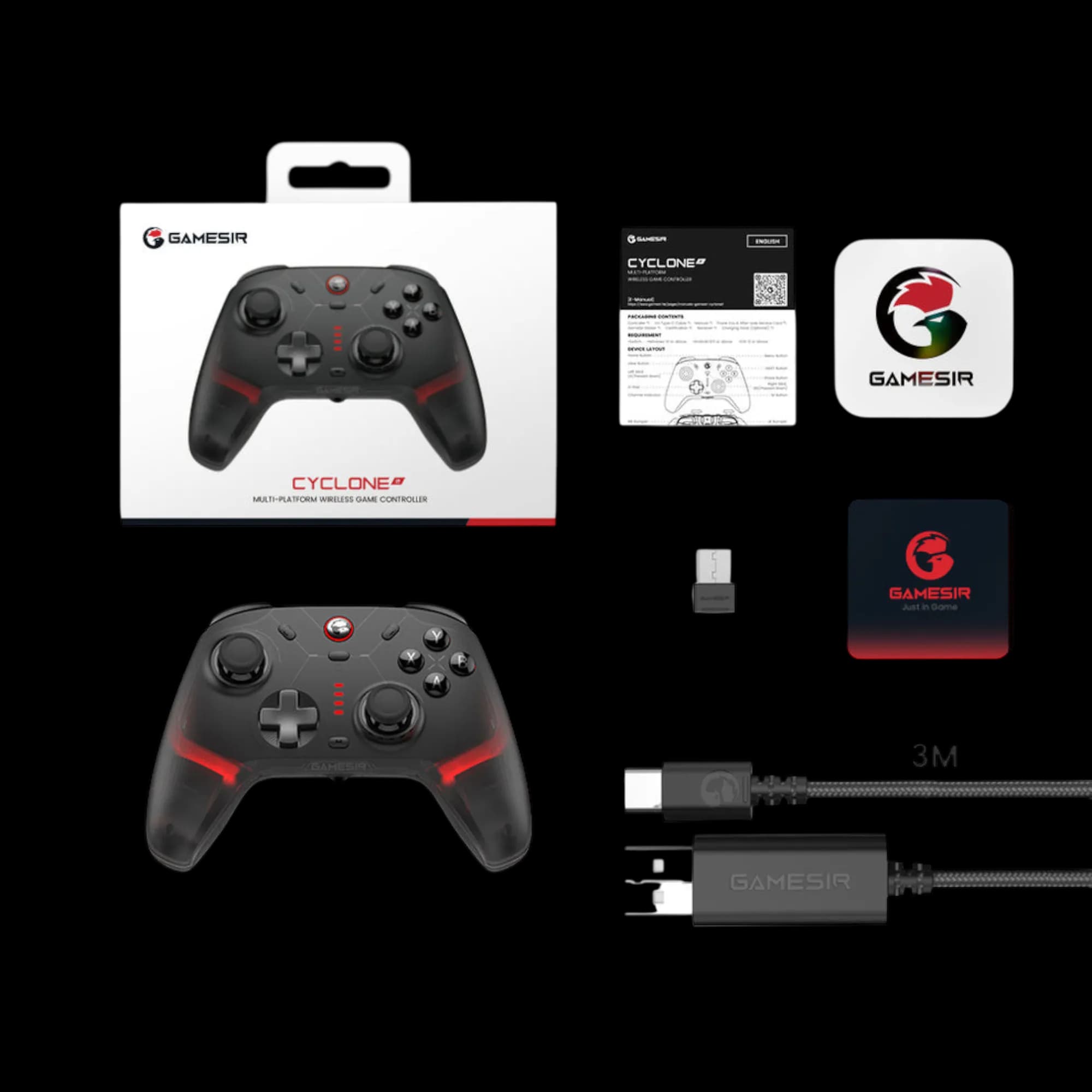 GameSir Cyclone 2 Multiplatform Wireless Controller 3