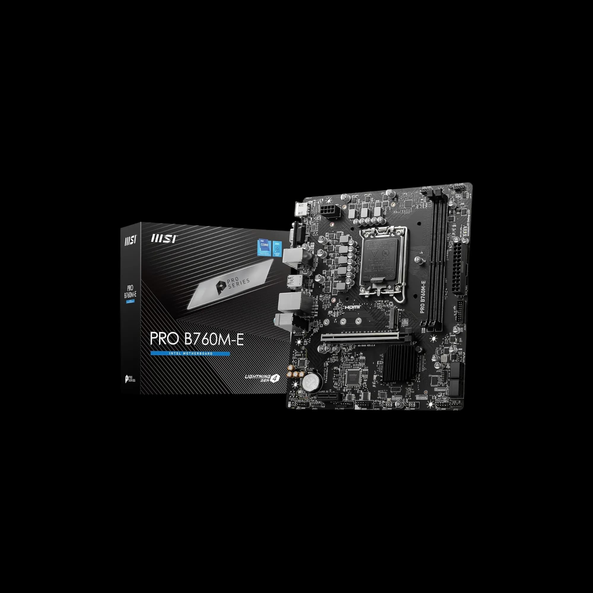 MSI PRO B760M-E DDR5 Micro-ATX 1