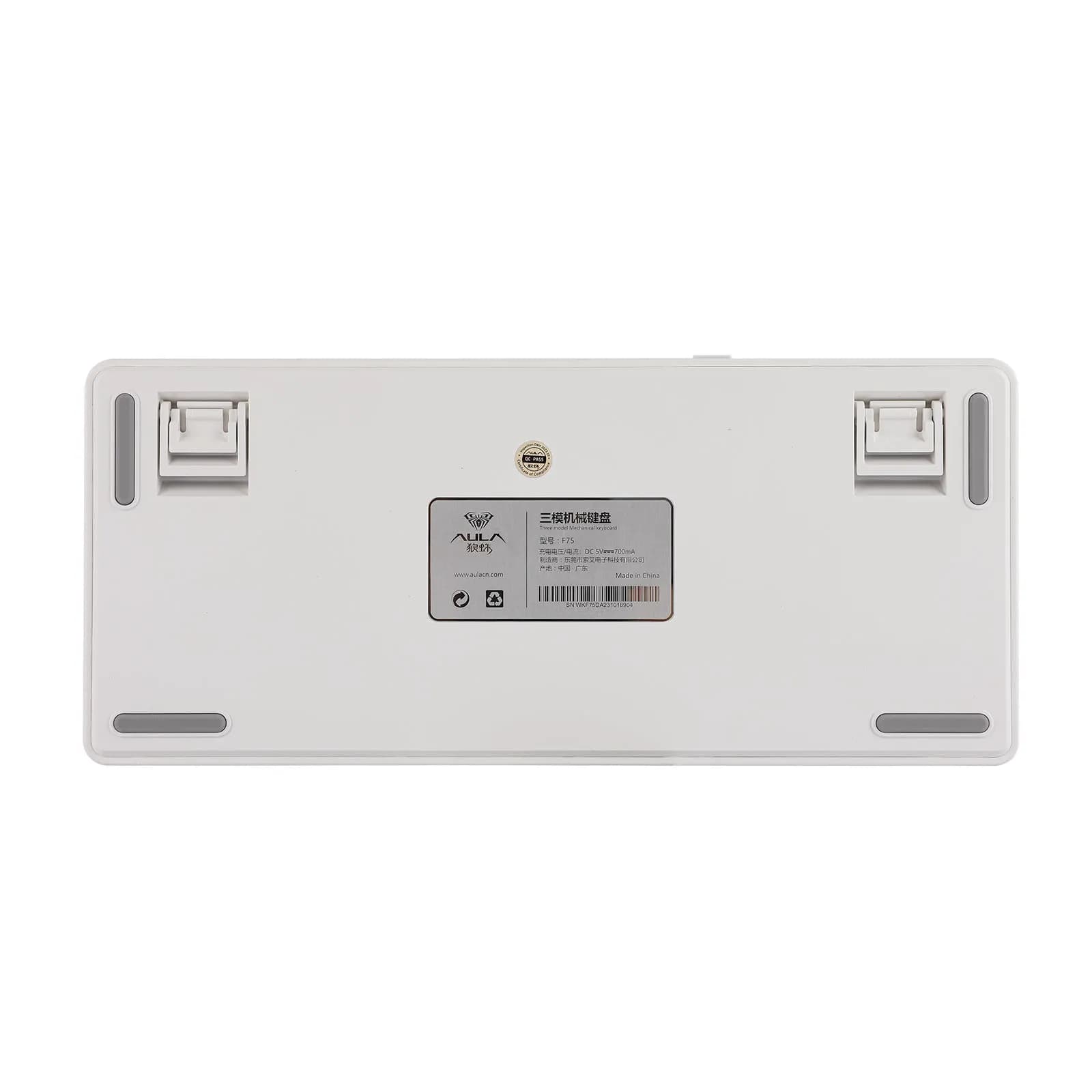 AULA F75 75% Gasket Light Blue Ice Vein Wireless	 5