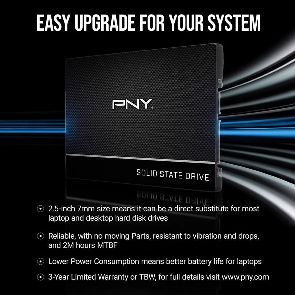 PNY CS900 SSD 1TB 2.5 SATA 3