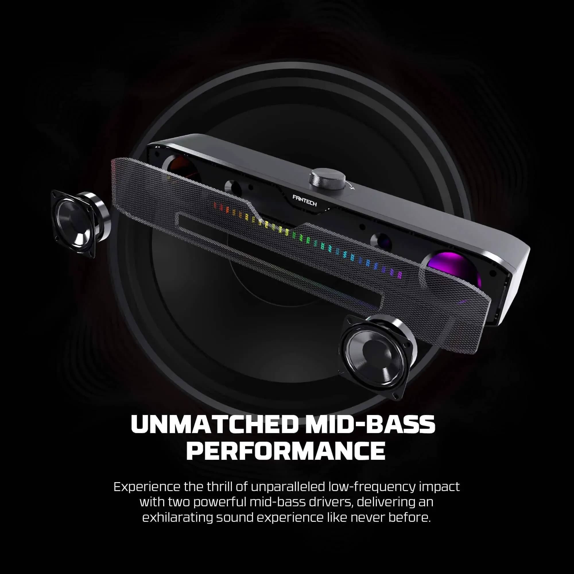 Fantech GS303 GROOVE BAR RGB Black 4