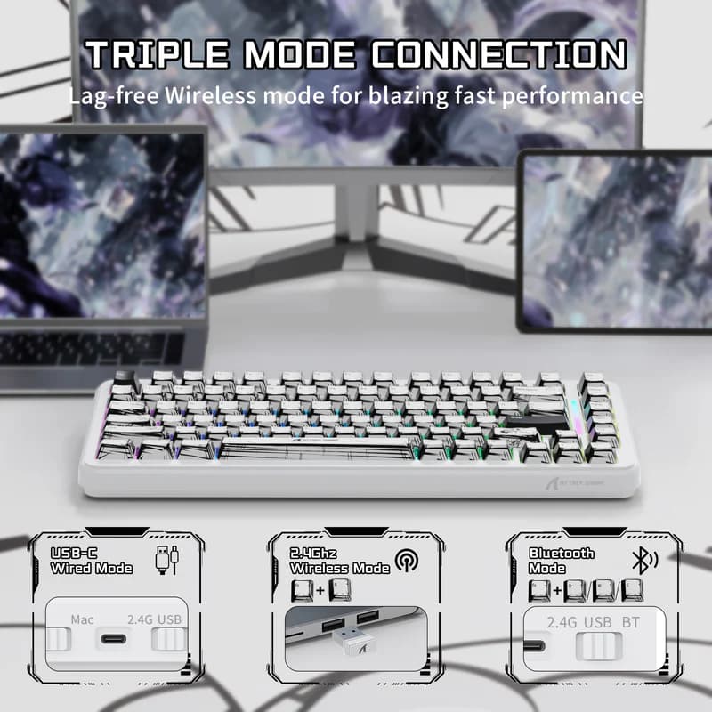 Attack Shark X82PRO HE Comic Wireless 4