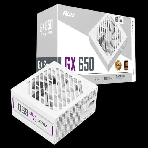 Ruix GX 650W 80 Plus Bronze PSU White 1