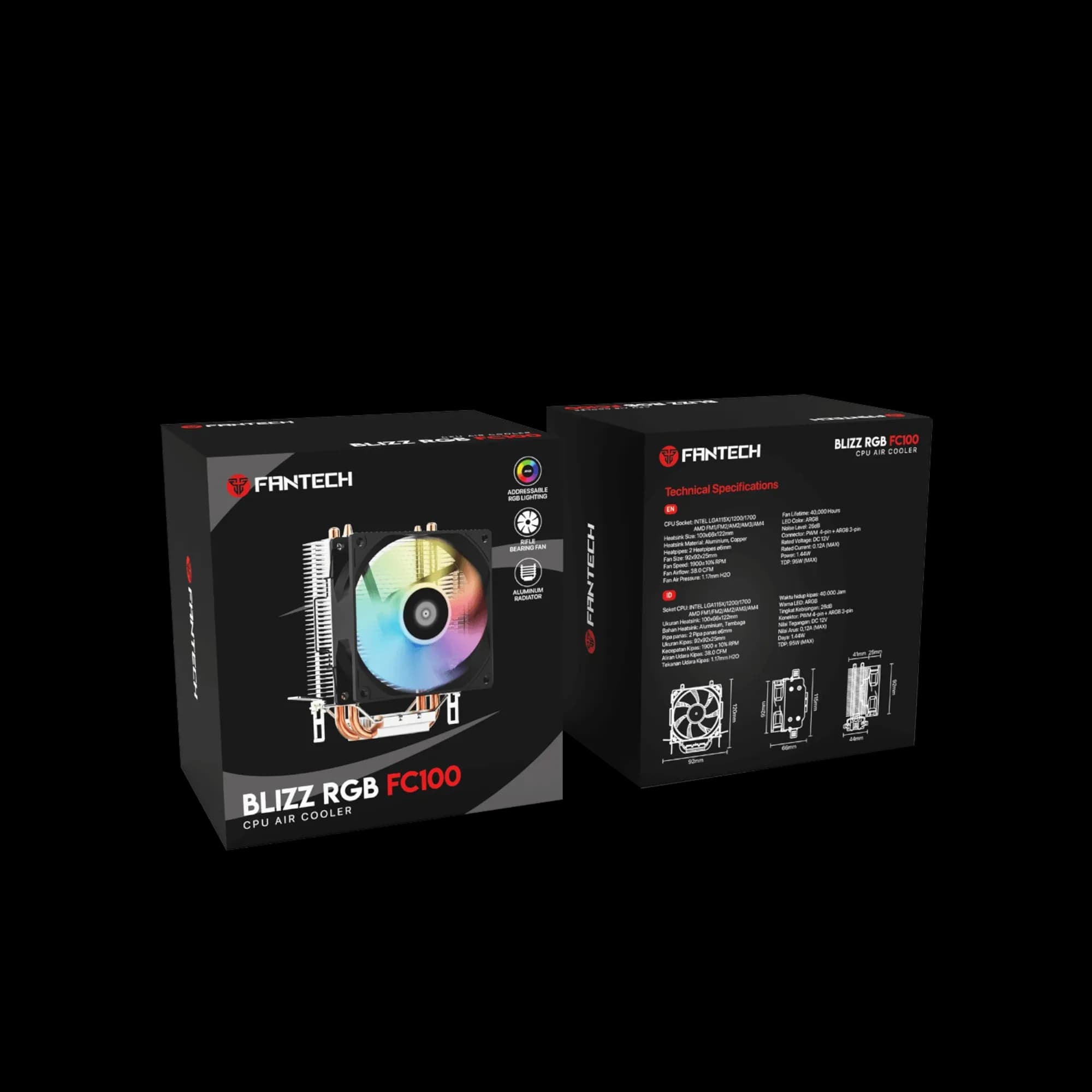 FANTECH BLIZZ FC100 ARGB 3