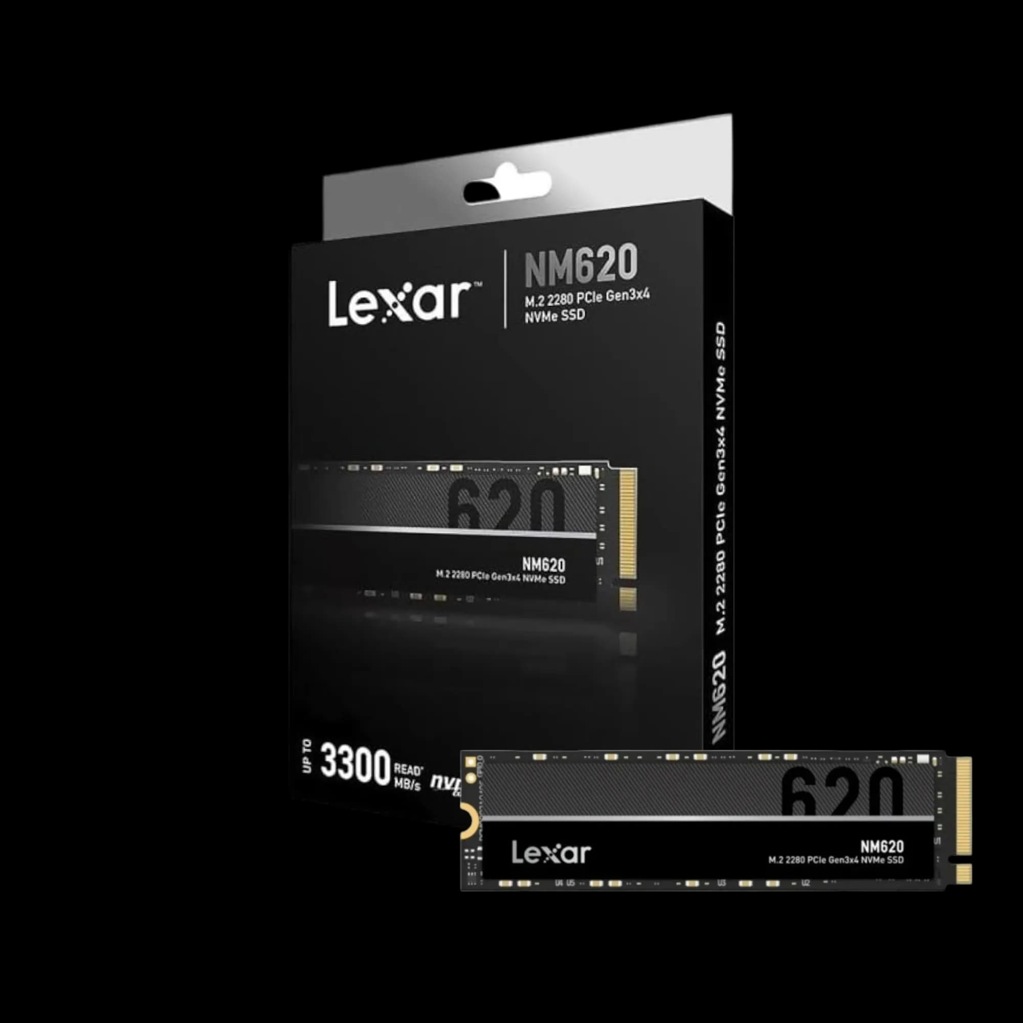 Lexar NM620 256GB M.2 2280 NVMe SSD 1