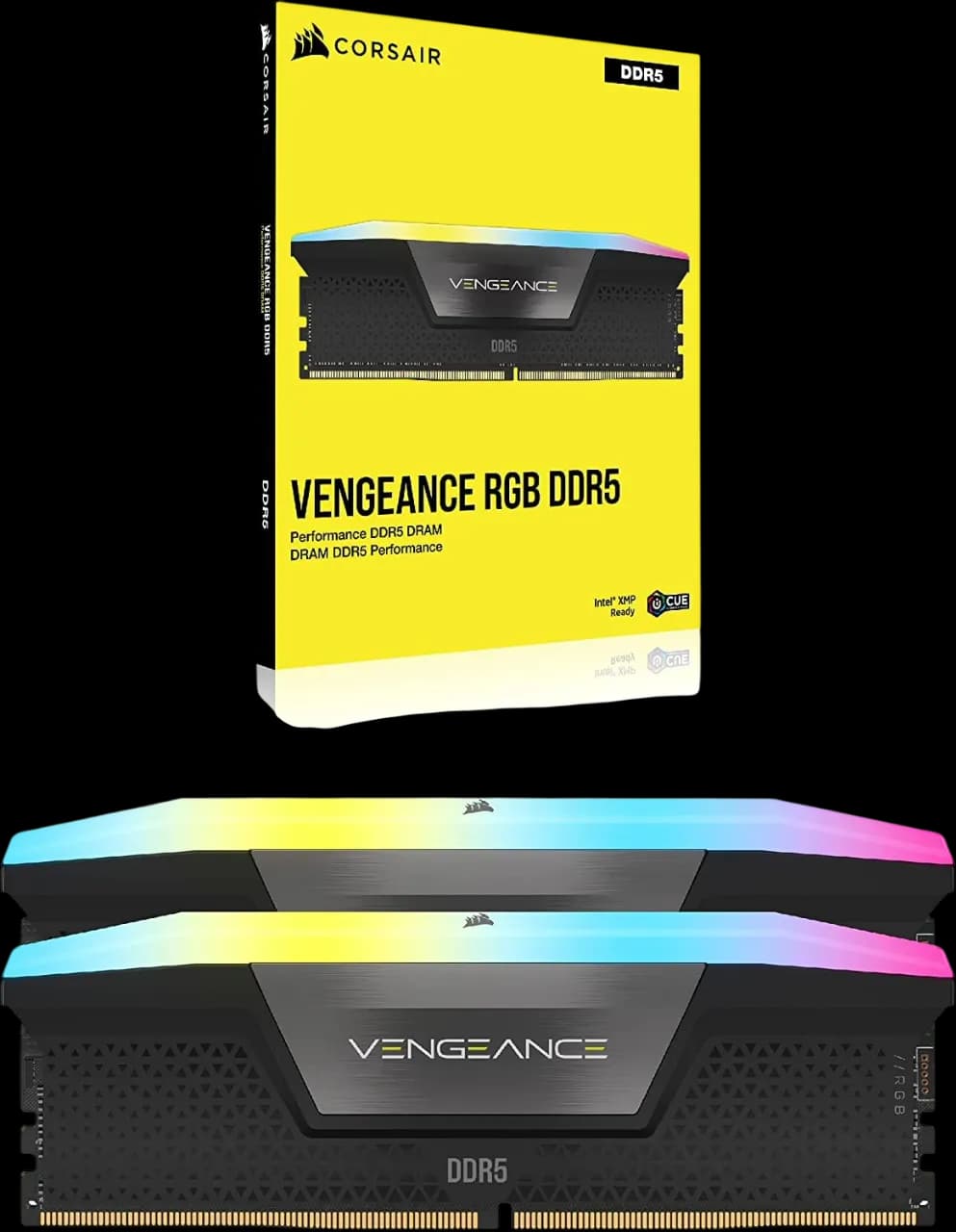 CORSAIR 16*2 32GB 6400MHZ C32 VENGEANCE Black 1