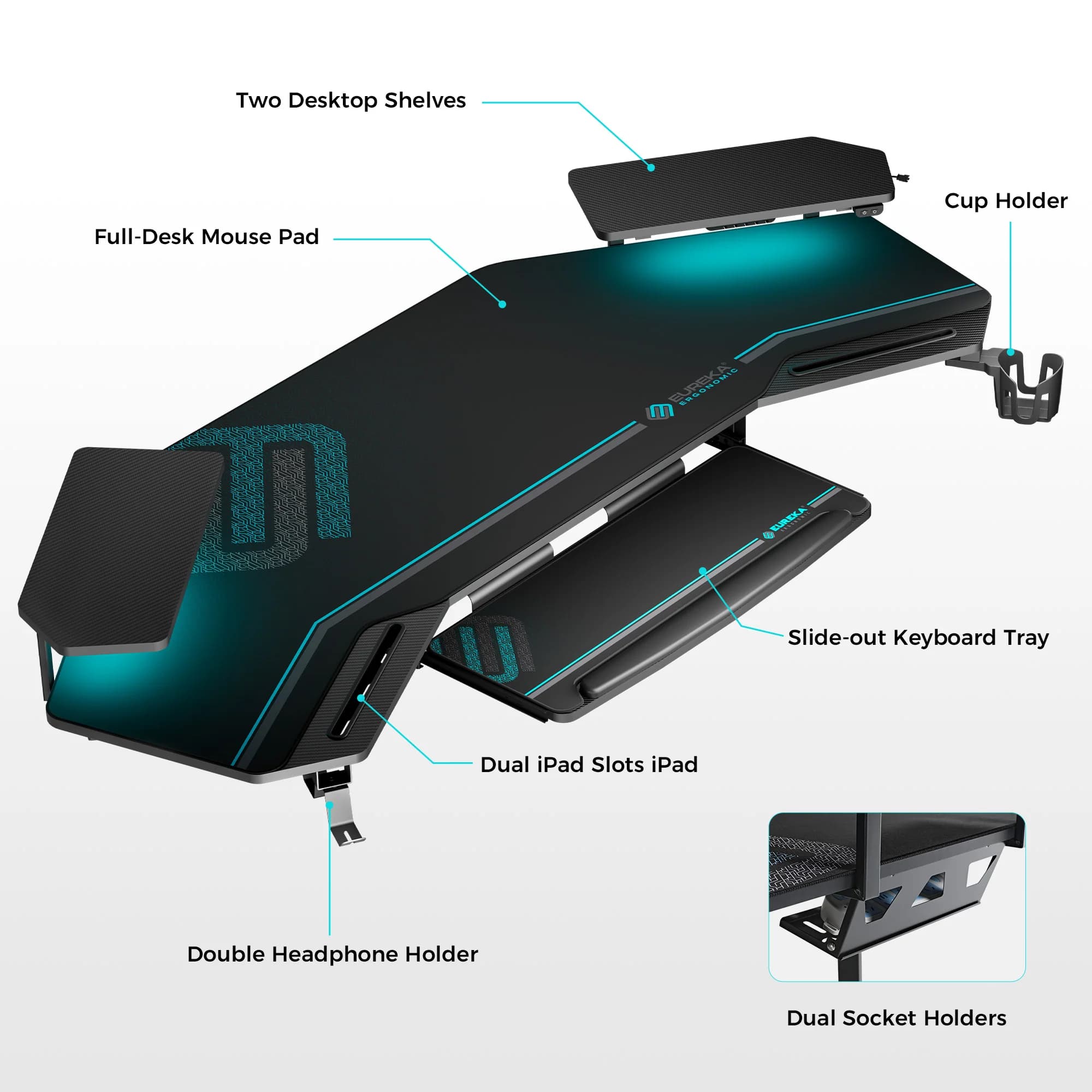 Eureka Ergonomic Aero 72 ERK-AED-E70B-V4 5