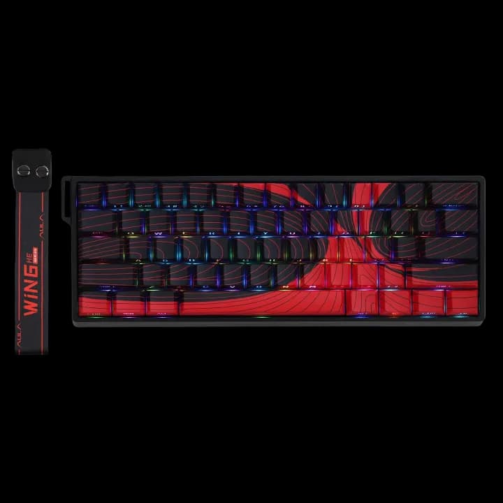 AULA WIN60 HE MAX Series Black & Red 1