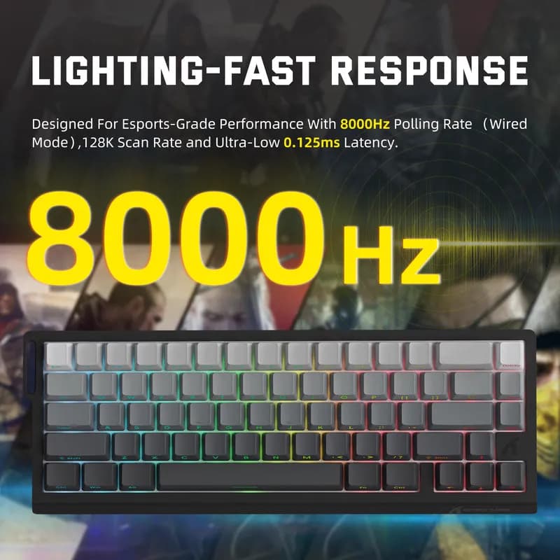 Attack Shark X68PRO HE MoonLight Wireless 4