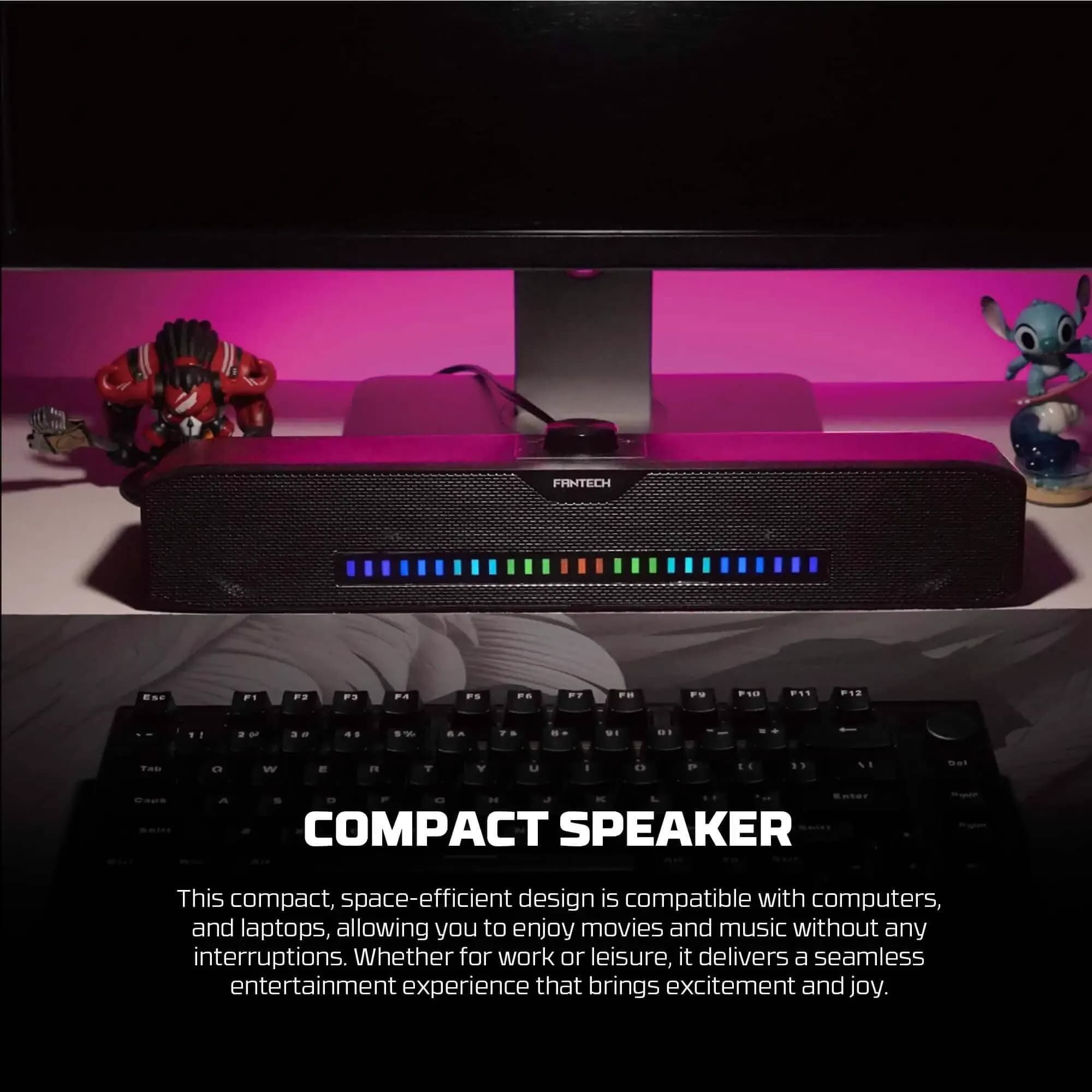 Fantech GS303 GROOVE BAR RGB Black 5