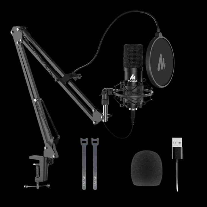 Maono AU-A04 Professional USB Condenser Microphone Kit 1