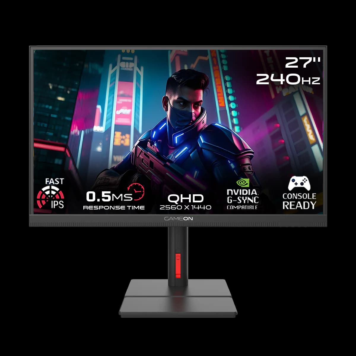 GAMEON GOML27QHD240IPS 27" Gaming Monitor 1