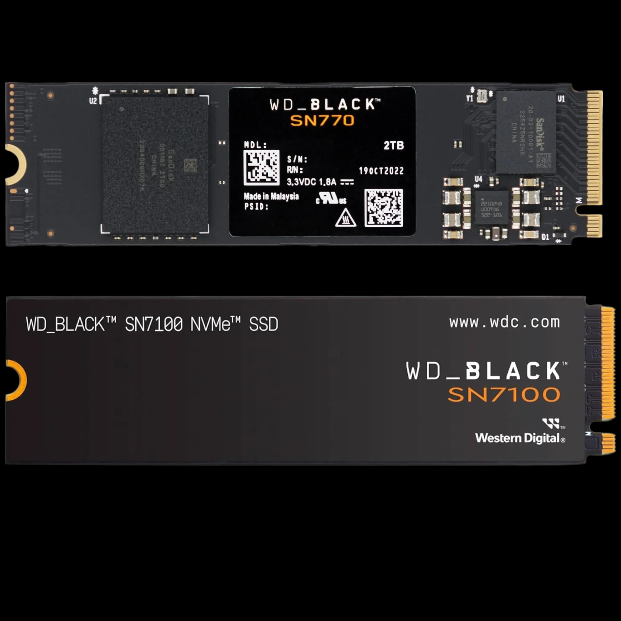  WD_BLACK 2TB SN7100 NVMe Gen 4 7250MB 2