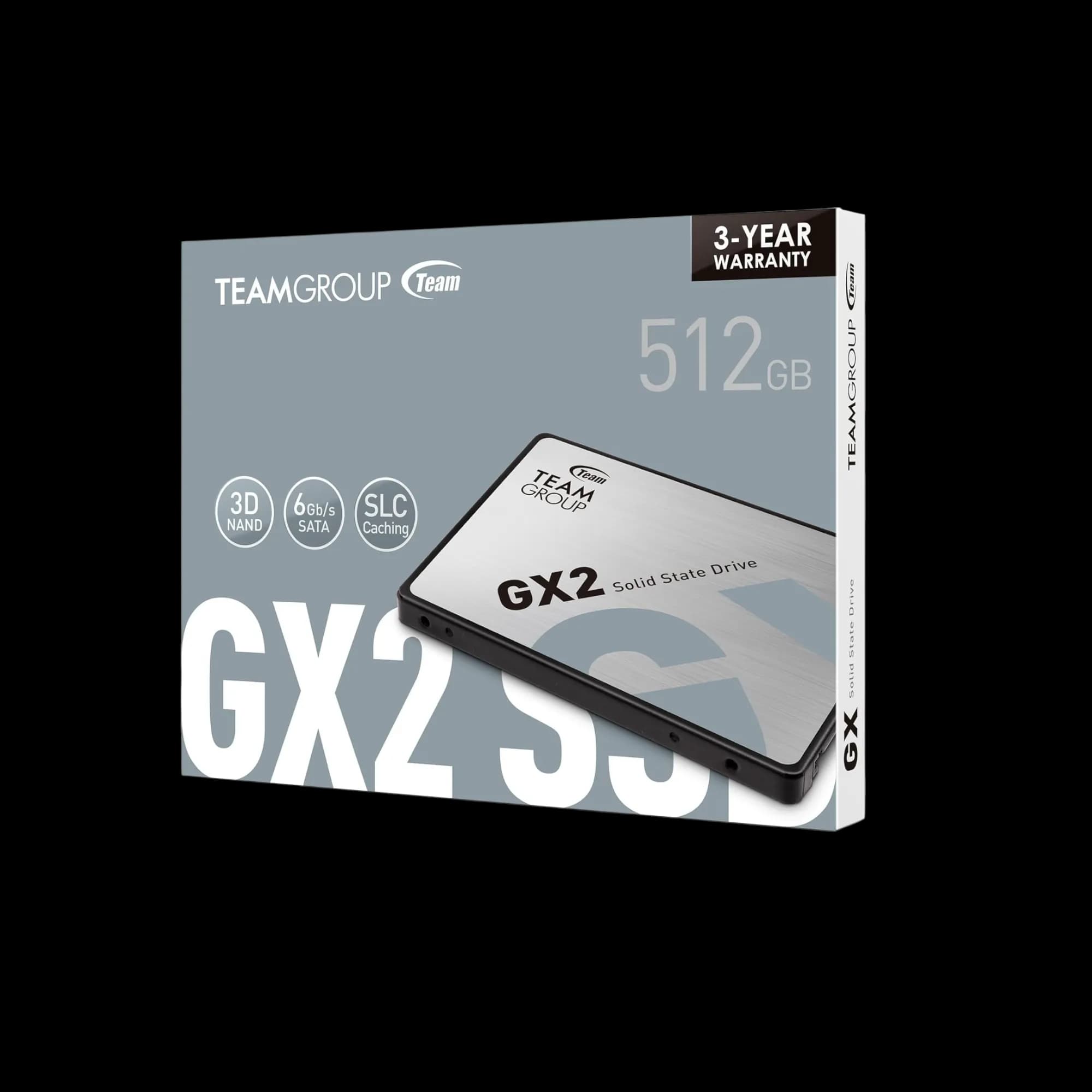 TEAMGROUP GX2 512GB 2.5" SATA III Internal SSD 1
