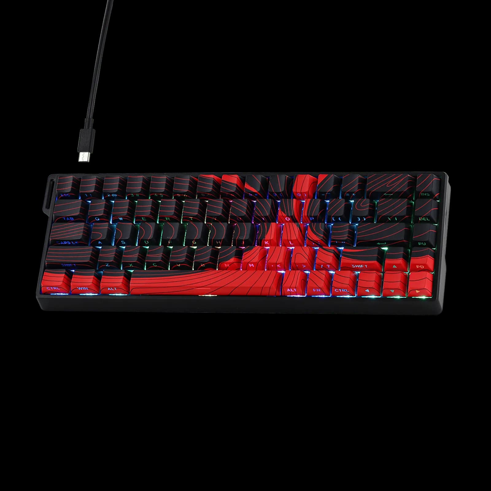 AULA WIN68 HE MAX Series Black&Red 2